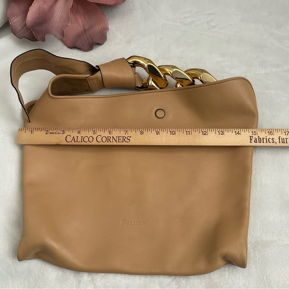 JW Anderson Small Chain Leather Hobo Bag - Picture 10 of 12